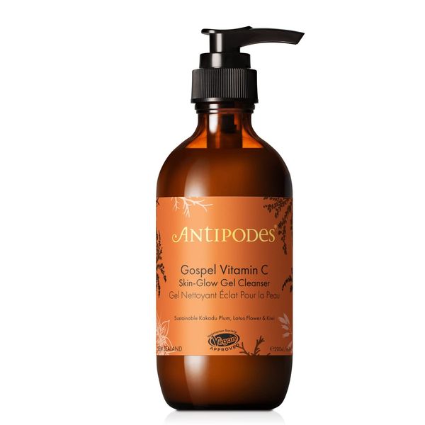 Antipodes® Gospel Vitamin C Face Cleanser – Brightening Skincare Ingredients - Skincare for Glowing Skin –Vegan – 200 ml