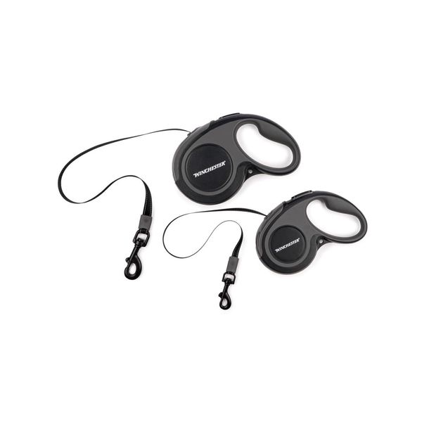 Winchester Pet Retractable 16-Foot Tangle Free Leash, Large, Grey