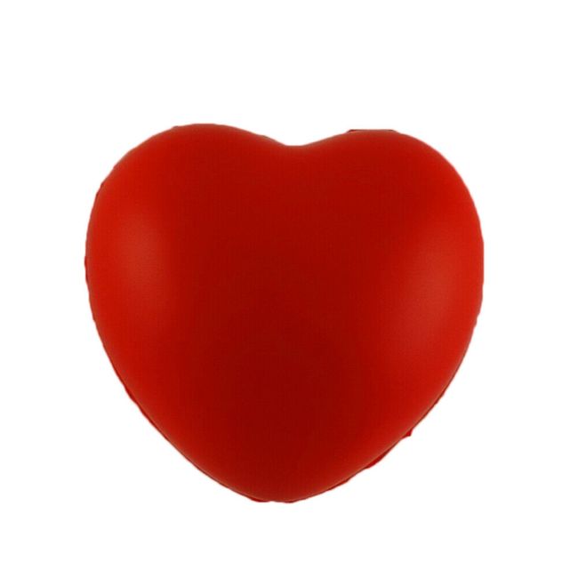 Stress Heart Tension Relieving Rubber Squeeze Novelty Gift