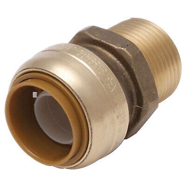 3/4 x 3/4-In. MIP Straight Pipe Connector, Lead-Free
