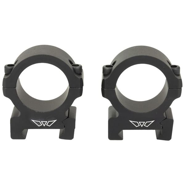 Vapor Horizontal 30mm, Medium Matte Black, Scope Optic Rings