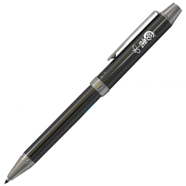 Multi-Function Ballpoint Pen, Pilot 2 Plus One, Evolt, Original Design, Single Handle, Message (Thank You), PILOT, Birthday Celebration (Grey)
