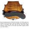 Viva Flex Violin Shoulder Rest 4/4-3/4 - Purple/Transparent