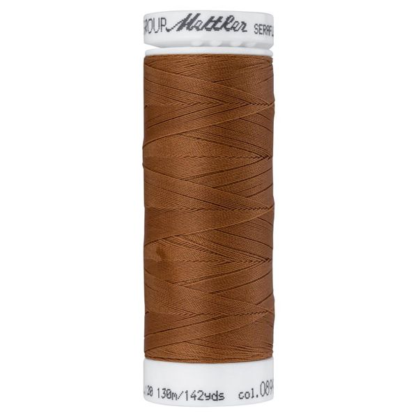 Mettler Seraflex Elastic Sewing Thread 130 m Cognac Colour 899