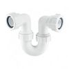 McAlpine TR10 Running Tubular Swivel 'P' Trap, White