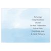 Custom Personalised First Holy Communion Blue Greeting Card - Communions