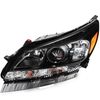 Headlight Assembly Set For Chevrolet Malibu 2013-2015 Black Housing Halogen