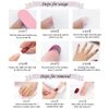 Glitter French False Toenails, Acrylic Press on Toe Nails, White Fake Toe Nails with Glue Sticker Stick on Nails for Toe for Women and Girls Fashion