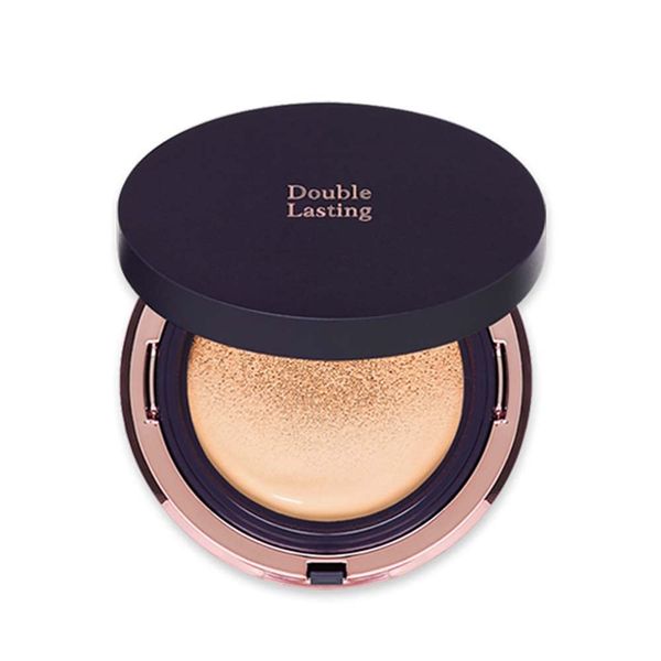 Etude Official Double Lasting Cushion Mat, Neutral Beige, 1 Piece, Cushion Foundation, Foundation, Matte Finish