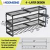 Power Tool Organizer with Charging Station Wall Mount Storage Rack - 32 Inch