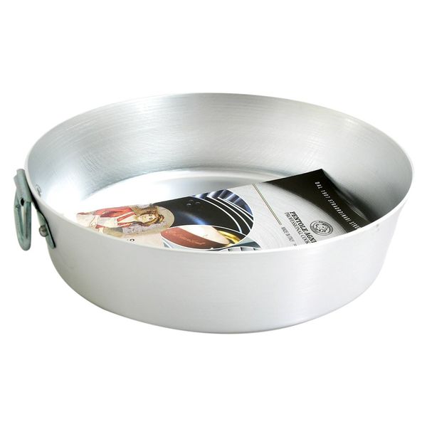 Pentole Agnelli Family Cooking Aluminium Conical Cake-Pan with Ring, Diameter 18 cm, Silver