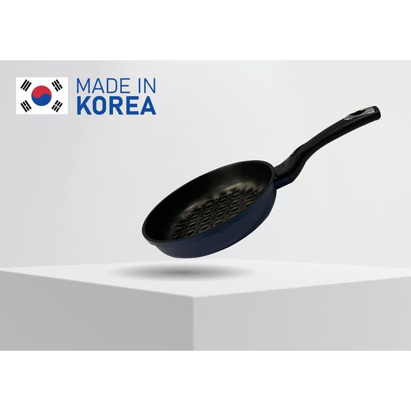 8'' 3D Diamond Coating Non-Stick Frying Pan Kitchen Cookware Cooking Pan