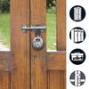 Master Lock 448EURD Pack Including Steel Bolt Hasp and Disc Keyed Padlock