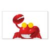 CafePress Happy Crab Sticker Rectangle Bumper Sticker Car Decal