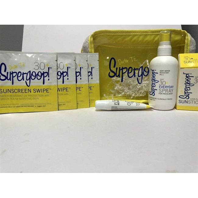 Supergoop! Weekend Away Set 8pc Set,  Older Stocks, See details!