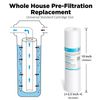 Premium PP+CTO+GAC Filter Cartridge for Ultimate Reverse Osmosis Performance