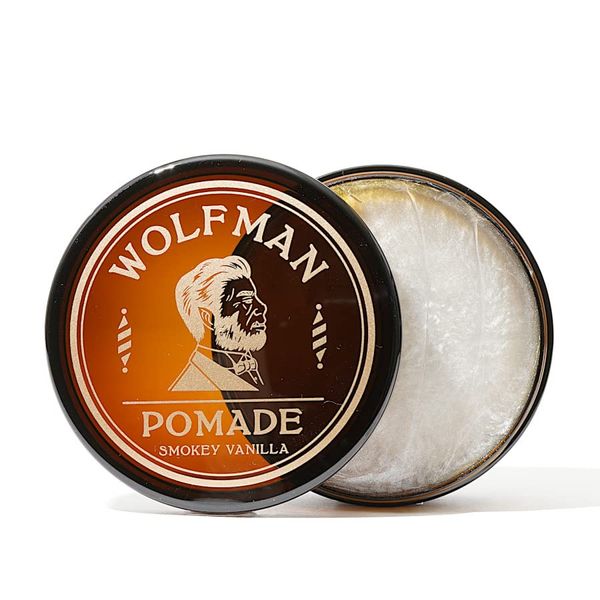 Wolfman Pomade Smoky Vanilla, Water-based, Hair Straightening, 4.2 oz (120 g), Made in Japan