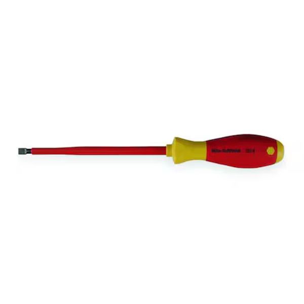 Wiha 32039 Insulated Slotted Screwdriver 1/4 In Round