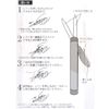 Piccola Compact Scissors, Slim Slide Scissors, White/201744