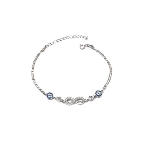 Remi Bijou 925 Silver Infinity Bracelet