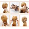 Dadabig 7 PCS Beaded Hair Combs, Stretchy Double Hair Comb Elastic Comb Double Hair Combs Clips Hair Clip Stretchy for Women Girls Hair Accessory DIY Hair Styling Tool, 7 Styles