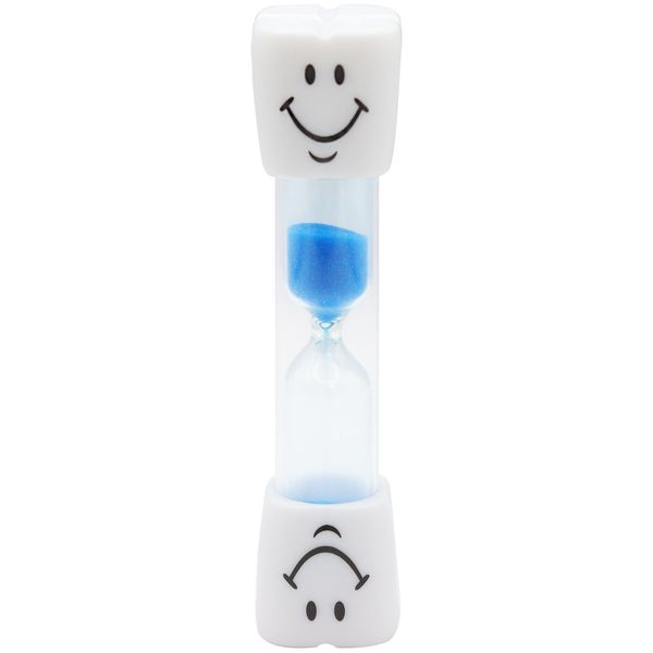 Hourglass, 3 Minutes, Children's Toothpaste, Time Management, Stylish, Timer, Kitchen, Unbreakable, Waterproof, Small (Blue)