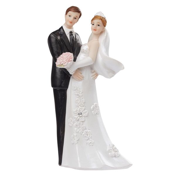 CREATIV DISCOUNT Hochzeitspaar Traditionell, Größe ca. 12 cm