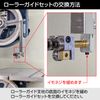Hozan Roller Guide Set Compatible Models: K-100/105 K-105-8