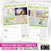 The Calendar King // Crocodile Problems - 2025 Wall Calendar (Full Colour, A4 Size)