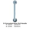 Kooples Hardware D Conce Rose Pull Handle (225x50mm)