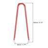 sourcing map IC Puller Chip Extractor Stainless Steel with Insulated Vinyl Grip Red 2 Pack