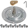 SPARES2GO Riveted Drum Shaft Kit compatible with Indesit Tumble Dryer