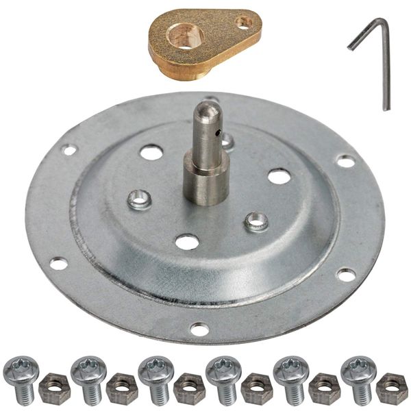 SPARES2GO Riveted Drum Shaft Kit compatible with Indesit Tumble Dryer