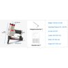 meite Pneumatic Fine Wire Stapler with Long Nose 7116BL Upholstery Stapler