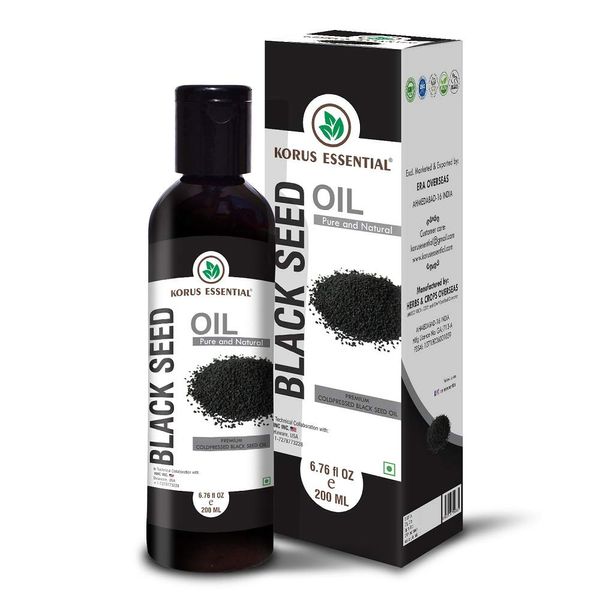 Korus Essential Black Seed Oil - 100% Pure and Cold Pressed | 200ml