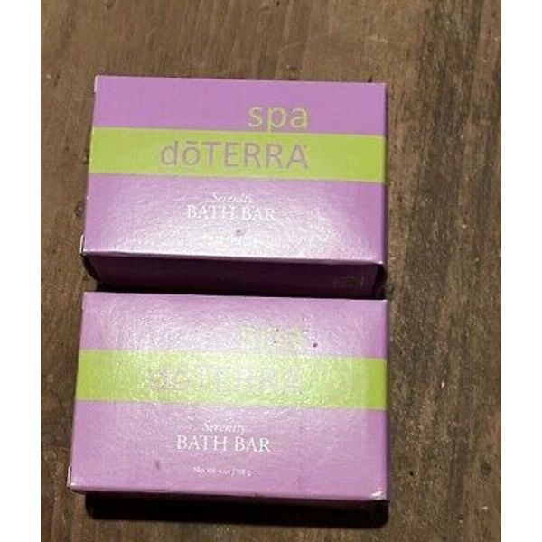 doTERRA SPA Serenity Bath Bar Soap Savon Serenity With Essential Oils 4 oz 2pack