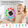 Yunbaoit Digital Visual Timer for Kids, Rechargeable 99-Minute Silent Countdown Timer with 19 Ringtones, 9 Optional DIY Color Planet Display, Time Management Tool with Pause Function (Robot)