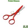 Nursing Stainless Steel Pocket Scissors Red Color BTS-204