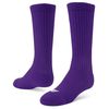 Sof Sole Soccer Over-the-Calf Team Athletic Performance Socks (2 Pair), X-Small, Purple