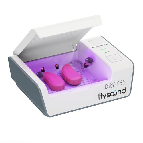 Hearing Amplifiers Dryer Dehumidifier,Dual Mode Drying Selection,Hearing Amplifiers Drying Box Cleaning Kit,Removes Sweat & Moisture for Hearing Aids,Ear Amplifiers,Earbuds