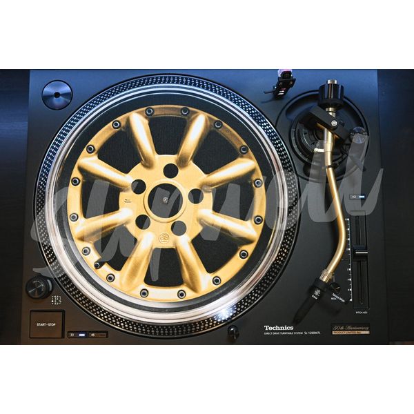 Watanabe RS8 (Gold) Wheel Record Player Slipmat