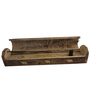 GJ Boon Red Wooden Incense Holder Box, Multi, Height 6cmWidth 12.5cmDepth 12.5cm