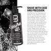 Non Irritating Clear Shaving Gel For Men 16.9 Fl Oz Easy Visibility Moisturizing