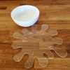 Splash Placemat Set - Clear 2 Placemats Large 38cm