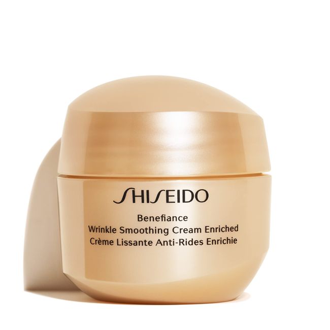 Shiseido Benefiance Wrinkle Smoothing Cream Enriched - Mini Size, 20 mL - Anti-Aging Moisturizer for Dry to Very Dry Skin - Visibly Corrects Wrinkles & Intensely Hydrates - Non-Comedogenic