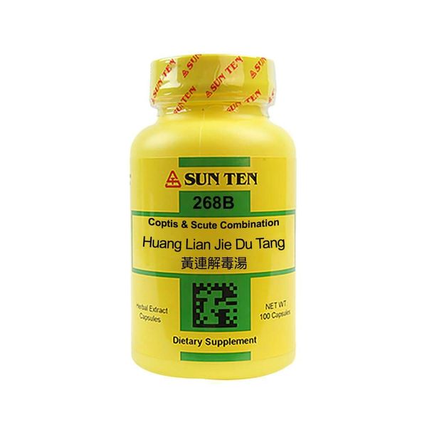 Sun Ten - Coptis & Scute Combination Capsules / Huang Lian Jie Du Tang / 黃連解毒湯