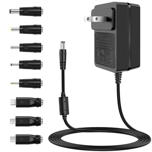 DC 5V 3A Power Supply Adapter, for 5Vdc Crosley Record Player Victrola Vinyl Record Player Massager Gun Bluetooth Speaker Earbuds Headphones.