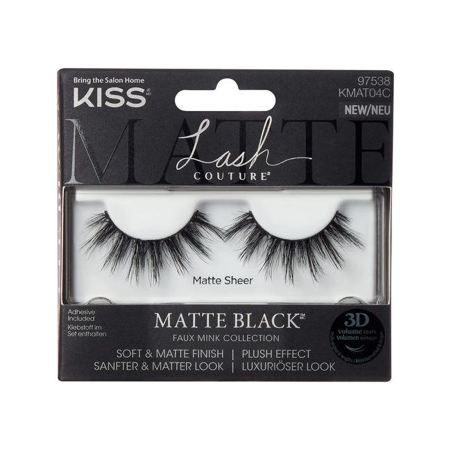 KISS Lash Couture Matte Black 04