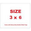 Push Button To Flush Sign (Brush Aluminium, Aluminium 3X6)