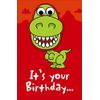Wobbly Dinosaur Birthday Card by Cards